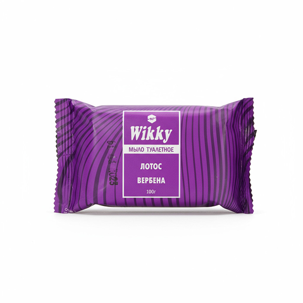 картинка Мыло туалетное 100г " Wikky " ЧЗ ОСУ Лотос и вербена