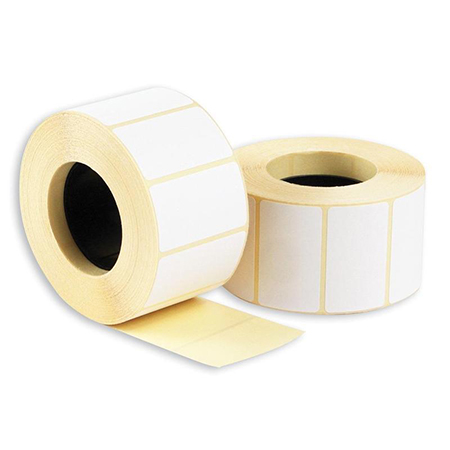 картинка Термоэтикетка 43*25мм 1000 этикеток 60г/м2 цвет печати- черный