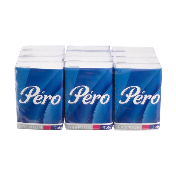 картинка Платочки бумажные 12шт 3-слойные " GrandPero " белые