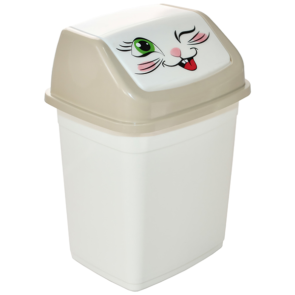 картинка Контейнер " Милих " для мусора, 1,2л, пластмассовый