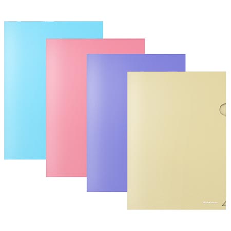 картинка Папка-уголок " Erich Krause " А4 Diagonal Pastel непрозрачная, ассорти, пластик 0,18мм