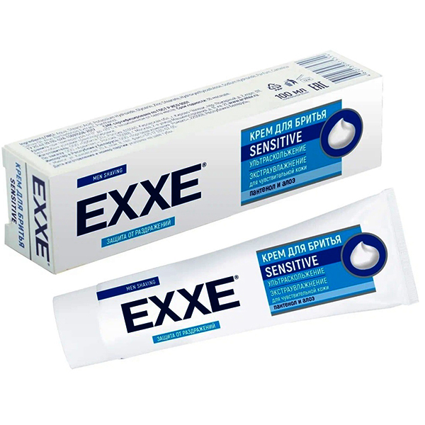 картинка Крем для бритья 100мл " Exxe " Sensitive, для чувствительной кожи