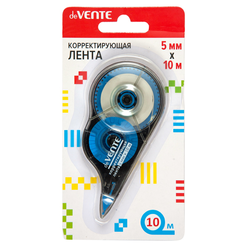 картинка Корректирующая лента " deVente " 5мм*10м, картонный блистер, европодвес