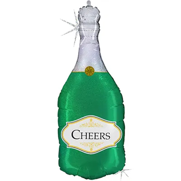 картинка Шар фольгированный фигурный " Браво " 32"/81см Шампанское