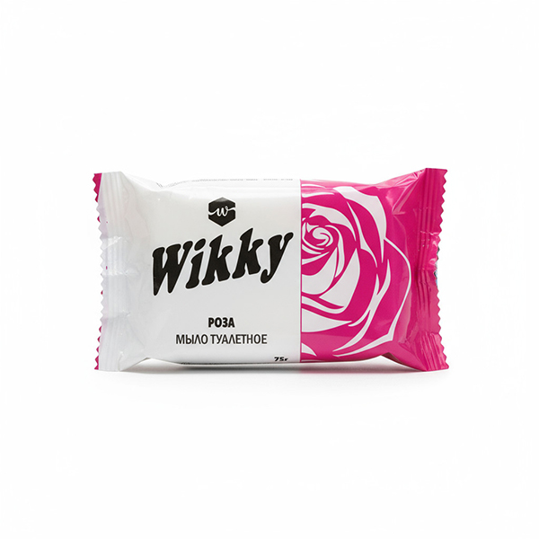 картинка Мыло туалетное 75г " Wikky " Роза