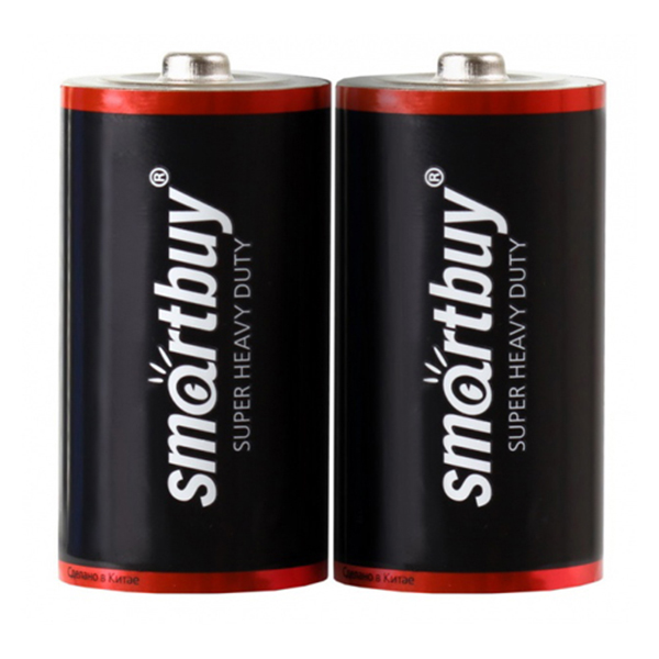 картинка Батарейка " Smartbuy " R20/2S солевая, термоусадка