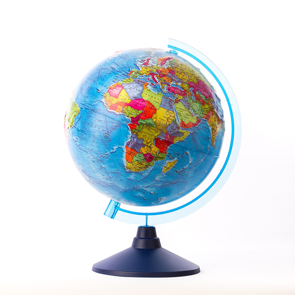 картинка Глобус политический рельефный 250мм " Globen ", Классик Евро