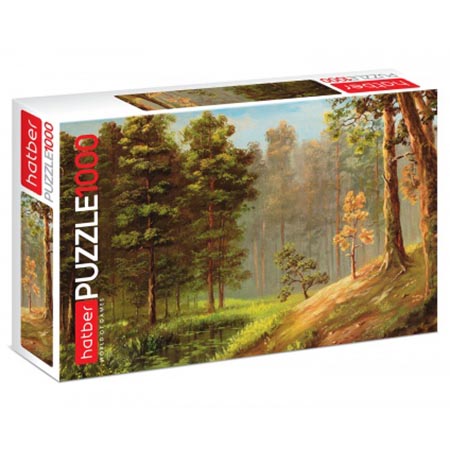картинка Пазлы " Hatber " 1000элементов Дубрава 68*45см, картонная упаковка