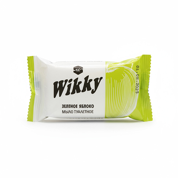 картинка Мыло туалетное 75г " Wikky " Зеленое яблоко