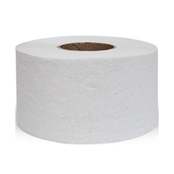 картинка Бумага туалетная 1-сл " Plushe " Professional со втулкой, 100м, серая, без перфорации