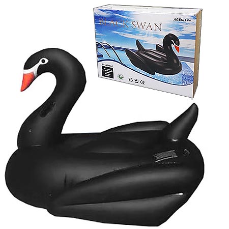 картинка Матрас надувной " KWELT " Черный лебедь 190*175*115см, картонная упаковка 32,5*25,5*10см