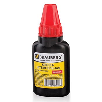 картинка Краска штемпельная красная 45мл на водной основе