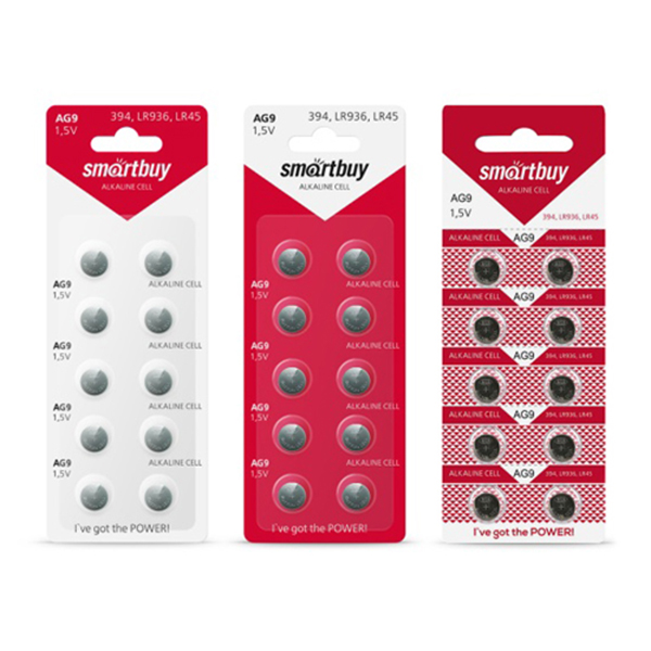 картинка Батарейка " Smartbuy " AG9 алкалиновая