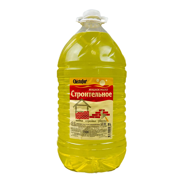 картинка Мыло жидкое 5л " Chistofor " Строительное, ПЭТ бутылка