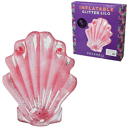 картинка Матрас надувной " KWELT " Ракушка, 160*105см,, картонная упаковка 24*25,8*6,7см