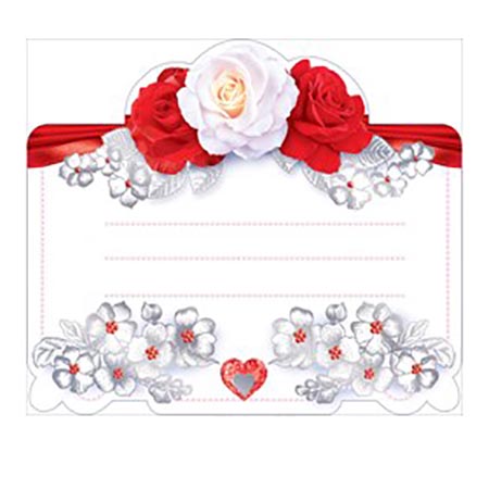 картинка Банкетная карточка без надписи " Открытая планета " 150 Розы, 94*67мм, двойное сложение, фольга