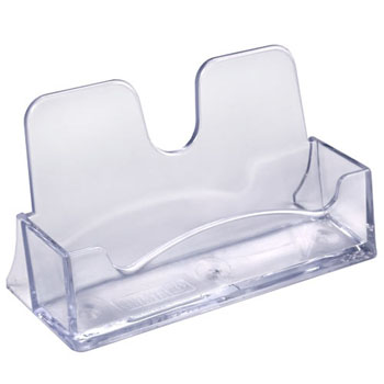 картинка Подставка " Стамм " для визиток 40*100мм прозрачная