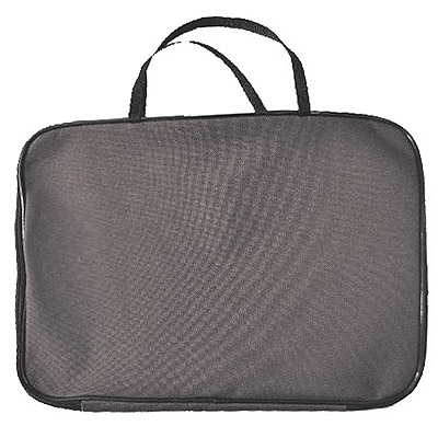 картинка Сумка-планшет А4 (340*260*20мм) тонкая, серая, ручки