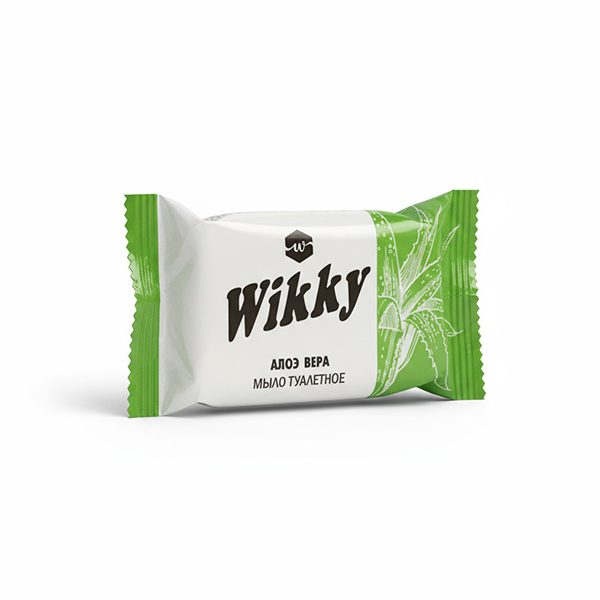 картинка Мыло туалетное 75г " Wikky " Алоэ Вера