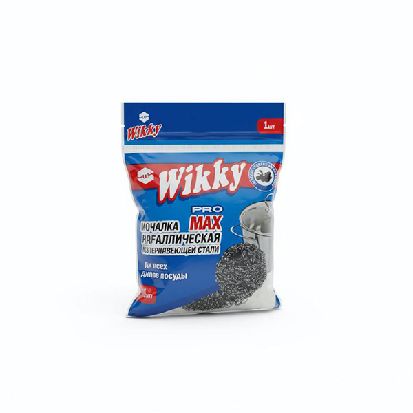 картинка Губка металлическая " Wikky " 1шт, спираль
