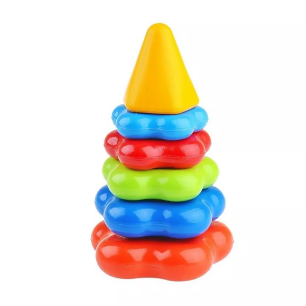 картинка Пирамида " Karolina toys " детская, 17см, 7 деталей