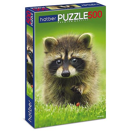 картинка Пазлы " Hatber " 500элементов Premium ЕНОТик 34*46см, картонная упаковка