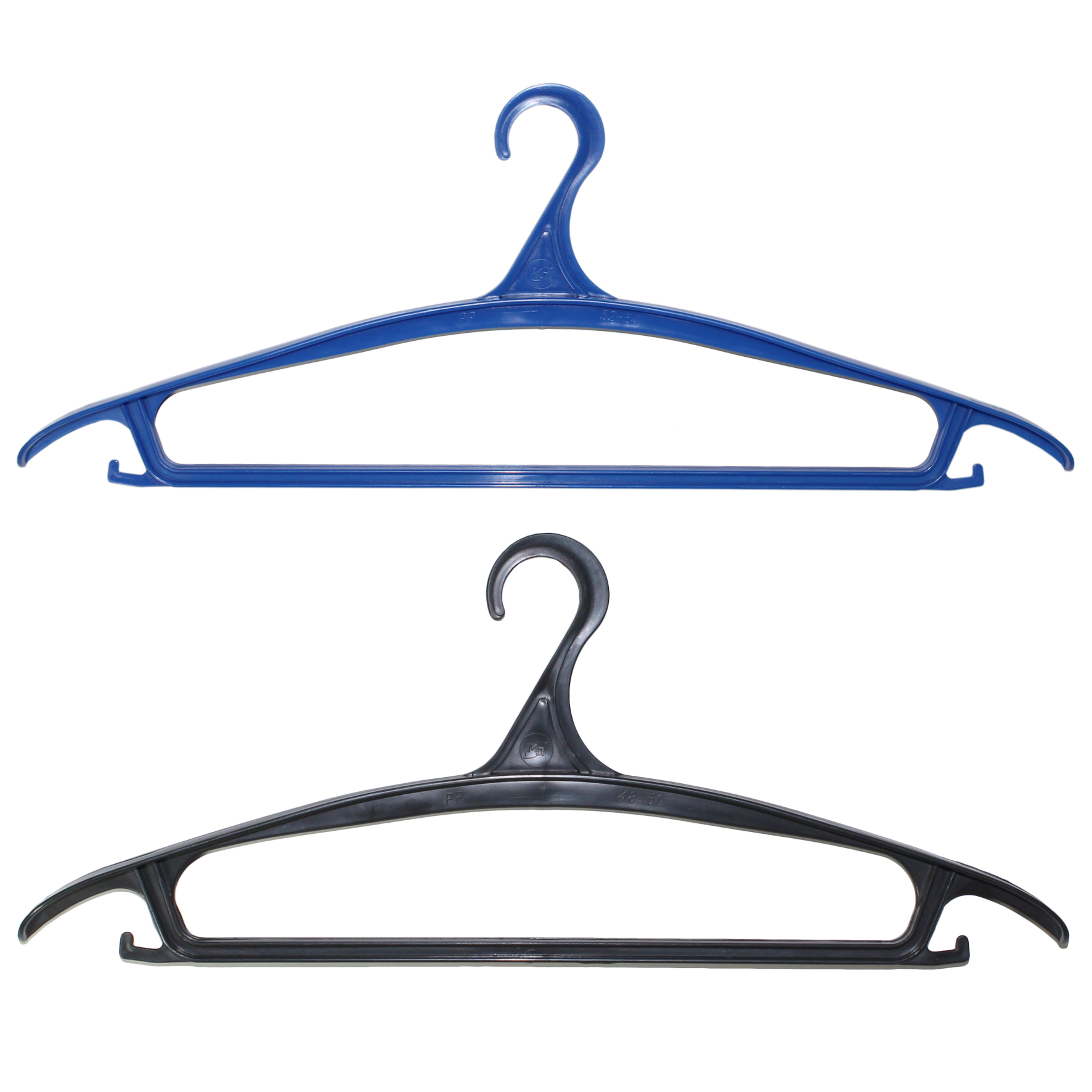 картинка Вешалка для одежды " Милих " размер L 480мм, пластиковая, ассорти (без возможности выбора цвета)