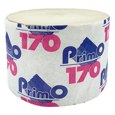 картинка Бумага туалетная 1-слойная " Primo 170 " 1 рулон, 125м, серая, вторичная целлюлоза, h=95мм, d=120мм