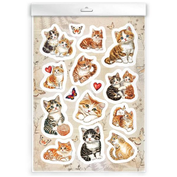 картинка Наклейки " Феникс " А5 Любимые стикеры. Пушистые котята