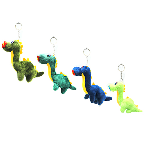 картинка Брелок для ключей  " Tukzar " Мягкая игрушка Дракончик, текстиль, металлическое кольцо, пакет, европодвес