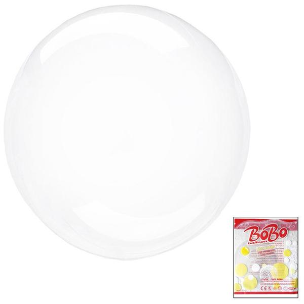 картинка Шар полимерный " Браво " Прозрачный 18"/46см