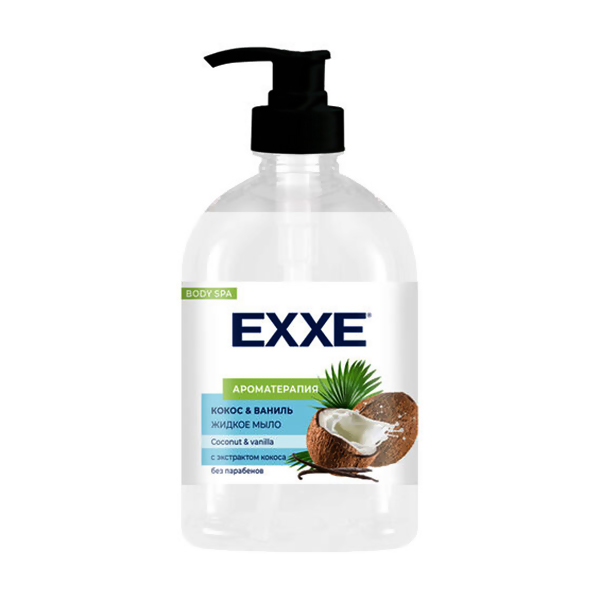 картинка Мыло жидкое 500мл " Exxe " ЧЗ ОСУ Кокос и ваниль, дозатор