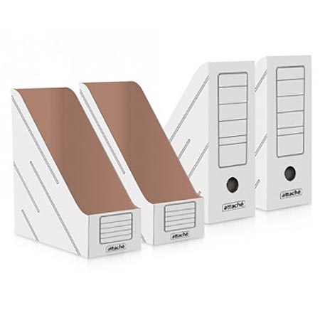 картинка Лоток вертикальный 150мм, 1 отделение, микрогофрокартон, белый, 1шт