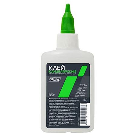 картинка Клей канцелярский " Hatber " 85гр с дозатором