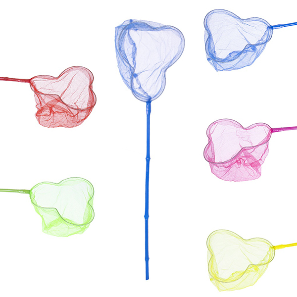 картинка Сачок " Рыжий кот " Бабочка 22*70см 7 цветов