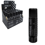 Клей-карандаш " deVente " Total Black 8гр, основа PVP, быстросохнущий, цвет корпуса черный, картонный дисплей