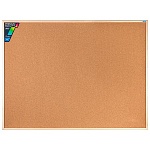 Доска пробковая " Hatber " 90*120см в деревянной рамке