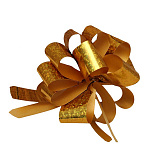 Бант " Миленд " Шар 2,3см, золотой, голография