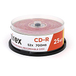 Диск CD-R " Mirex " Brand 700 Мб 52х Cake box 25шт