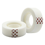 Скотч " deVente " 18мм*20м, прозрачный, матовый, удаляемый, пластиковая втулка