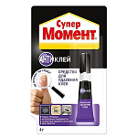 Антиклей " Момент " 4гр Супер, для удаления клея