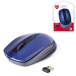 Мышь " SmartBuy " 332 One беспроводная, оптическая, 3 кнопки, синяя, 1000 DPI, USB