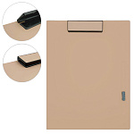 Планшет " KWELT " А4 с держателем для ручки, розовый, кожзам, 4мм