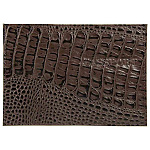 Обложка для паспорта " Имидж " Passport темно-коричневая, натуральная кожа, тиснение конгрев