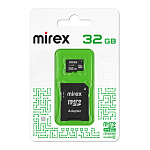 Карта памяти " Mirex " microSDHC 32GB, Class 10, с адаптером