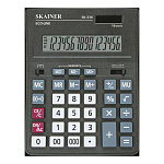 Калькулятор настольный 16 разрядов " Skainer " SK-336, 155*205*35мм, двойное питание, черный