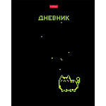 Дневник 1-11 класс 7БЦ " Hatber " Ночной котик, мелованный картон, ламинация soft-touch, тиснение, 40л