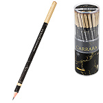 Карандаш ч/гр " Bruno Visconti " Carrara. Black, HB, трехгранный, деревянный, заточенный, пластиковый тубус