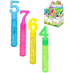 Мыльные пузыри " Рыжий кот " 20мл Цифры, длина 16см, ассорти