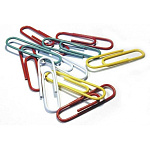 Скрепки " Dolce Costo " 28мм цветные 100шт, картонная упаковка